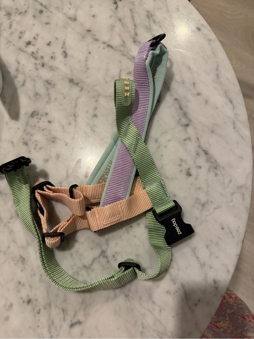 ZeeDog SofterWalk Harness in Peach